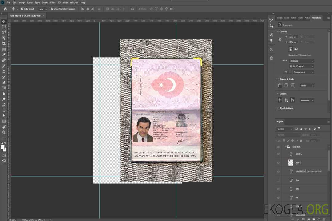 Passeport de Turquie ANCIEN look photo template Passeport de Turquie ANCIEN look photo template
